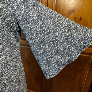 NWOT- Dana Buchman 3/4 Bell Sleeve Keyhole Neck Shift Dress - Size XL